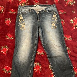 Embroidered jeans